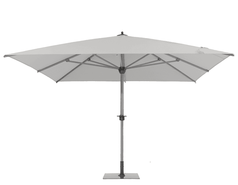 Parasol géant Sunwheel Carré 350x350 Acrylique relax Birch | La Maison du Parasol