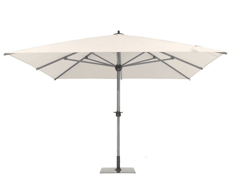 Parasol géant Sunwheel Carré 350x350 Acrylique sunbrella premium Natural | La Maison du Parasol