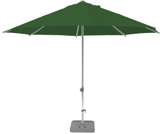 Parasol droit et inclinable Sunpop Rond Ø 270 Acrylique sunbrella premium Calathea | La Maison du Parasol