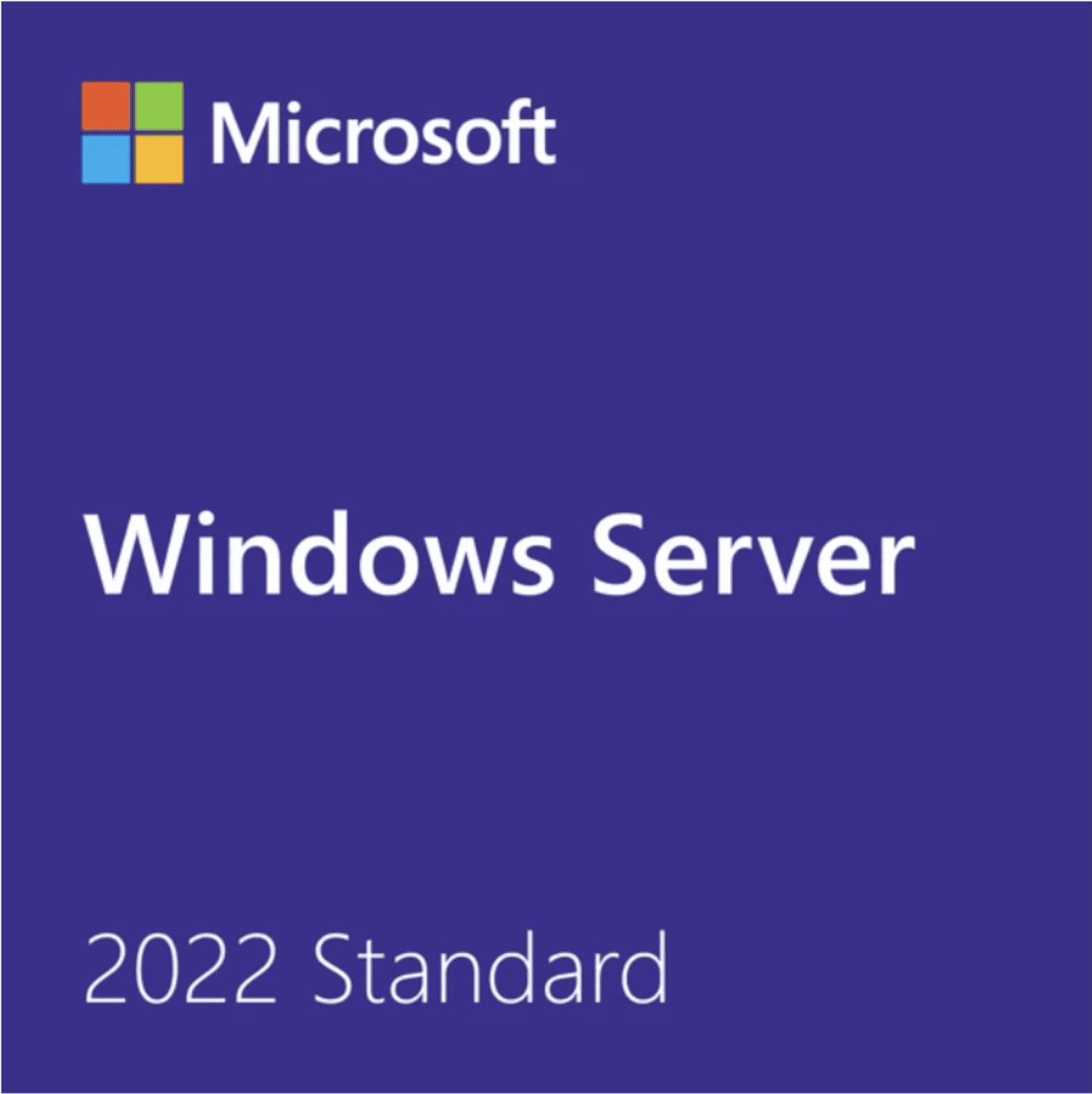 Microsoft Windows Server 2022 Standard | 1 Serveur | 2 VMs | 24 cœurs | Version définitive | Téléchargement